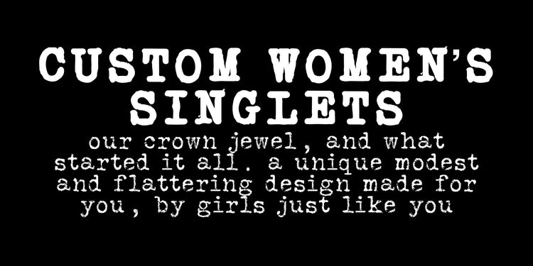 CUSTOM WOMEN’S SINGLETS
