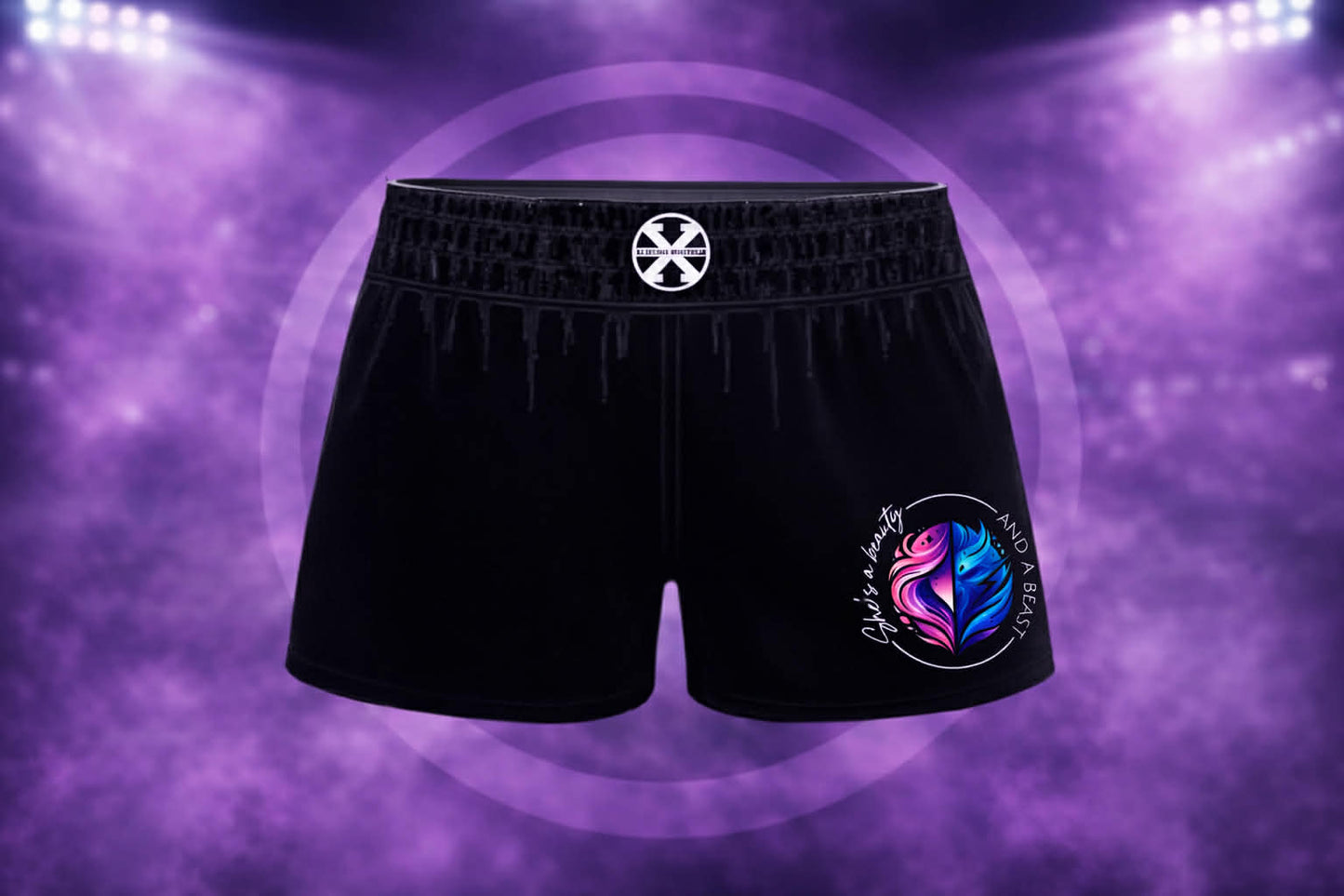 Beauty and BEAST Fight Shorts