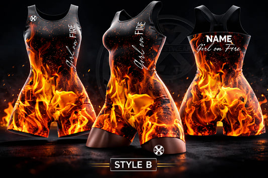 GIRL on FIRE Singlet