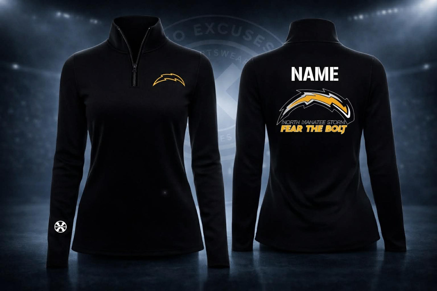 Storm Women's Cut Lightweight Mesh 1/4 Zip