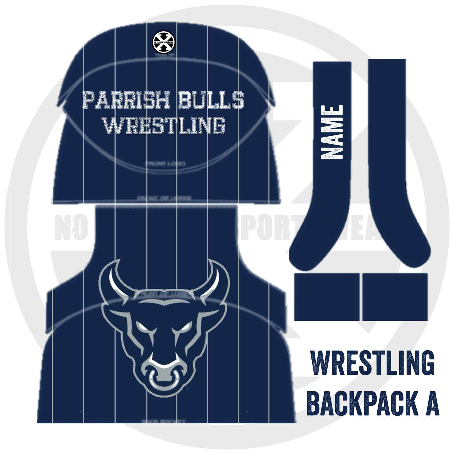 PCHS Wrestling Backpack