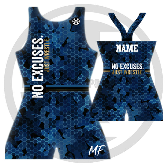 JUST WRESTLE Freestyle Singlet Set