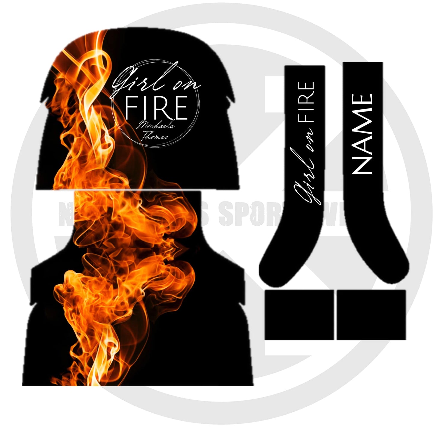 GIRL on FIRE WRESTLING BACKPACK