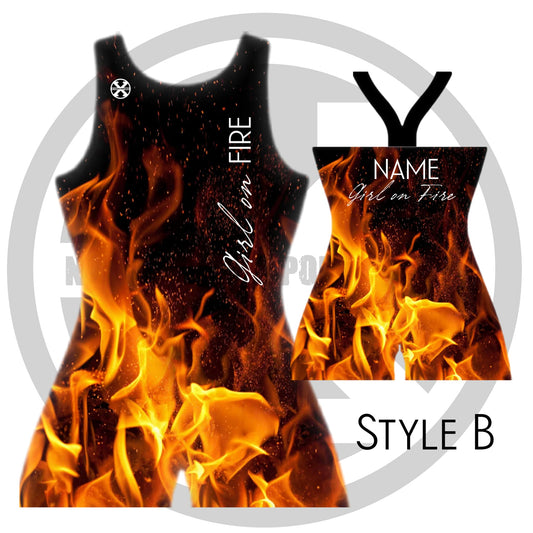 GIRL on FIRE Singlet