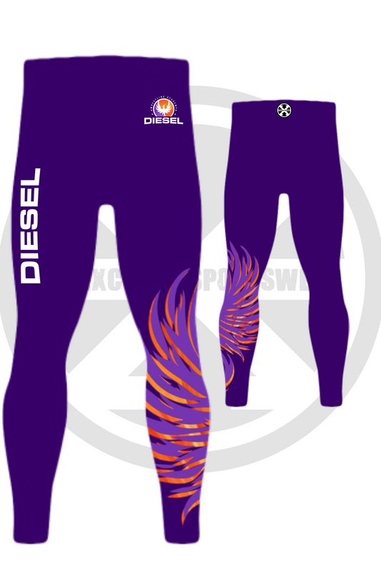 Diesel Purple Leggings