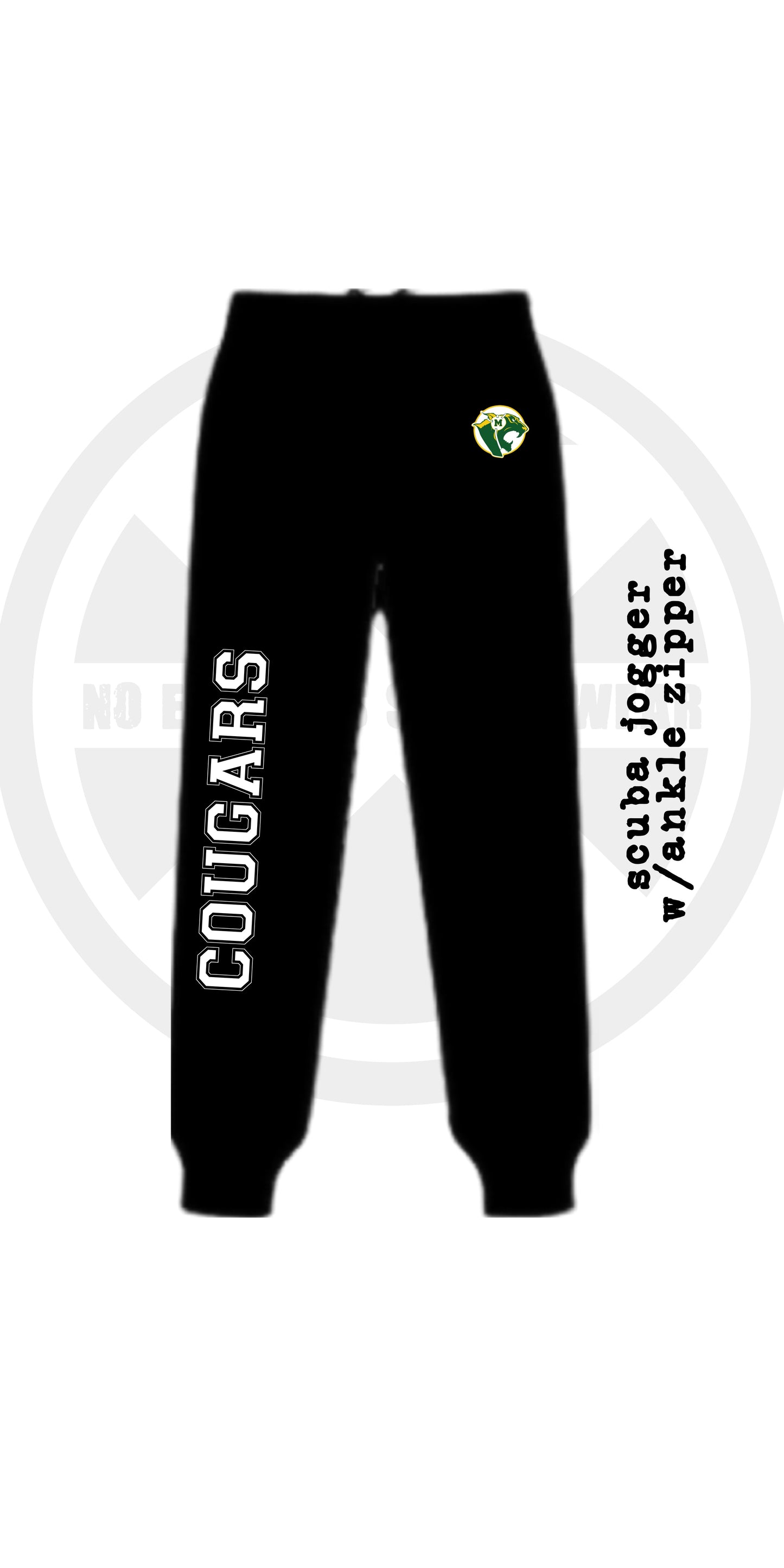 Montgomery Sublimated Scuba Jogger w/ankle Zipper