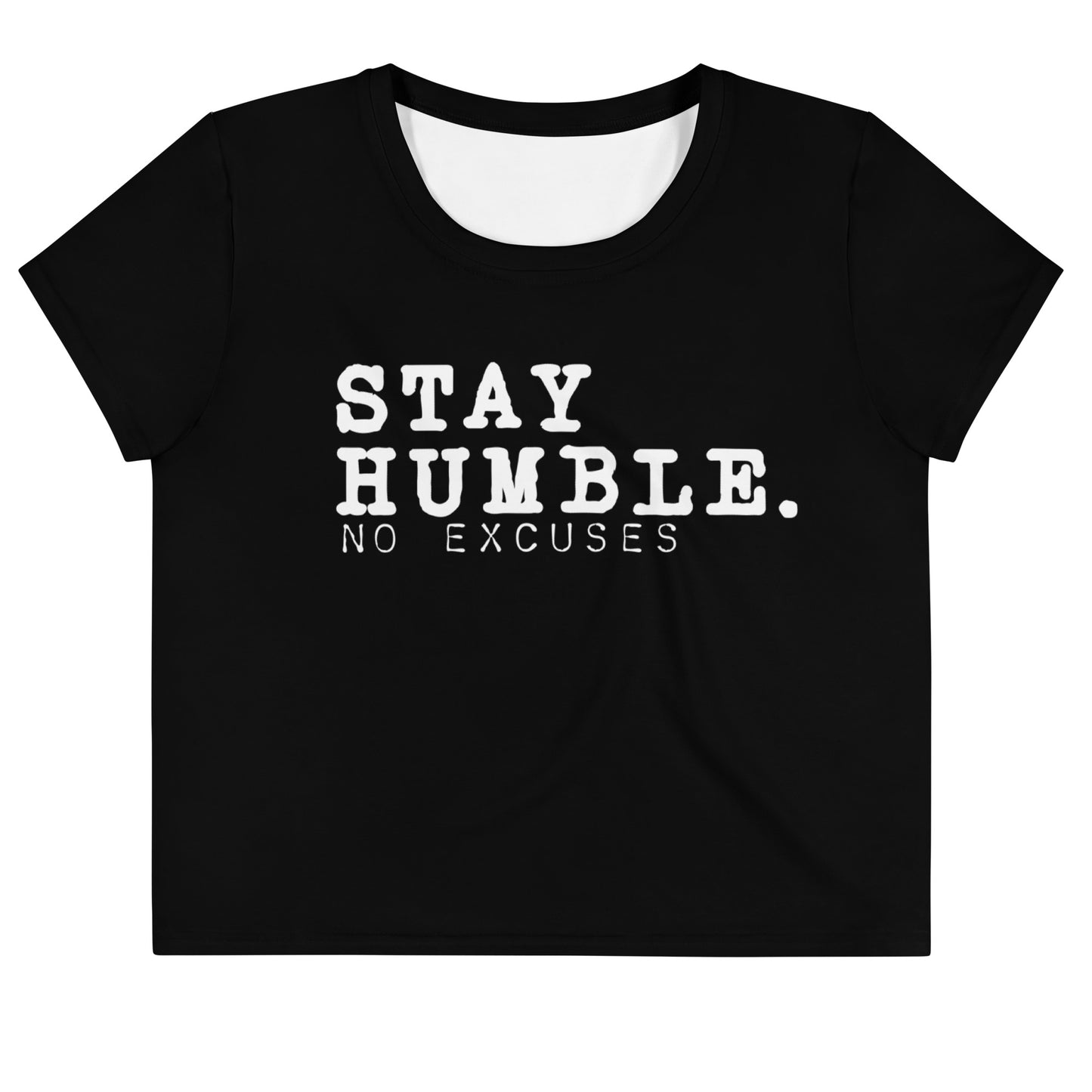 Stay Humble Loose Crop Tee