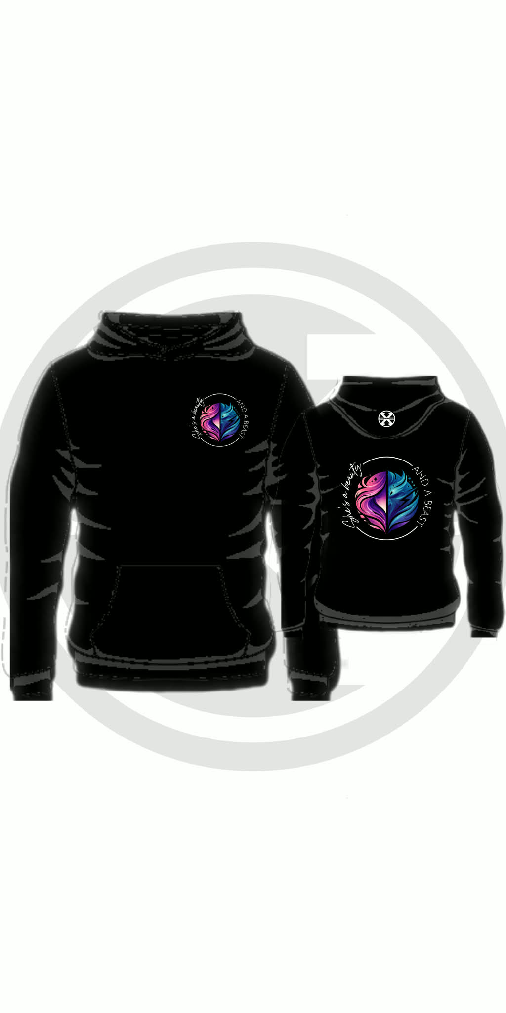 Beauty and BEAST Scuba Hoodie