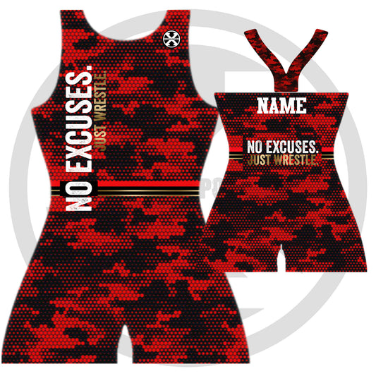JUST WRESTLE Freestyle Singlet Set