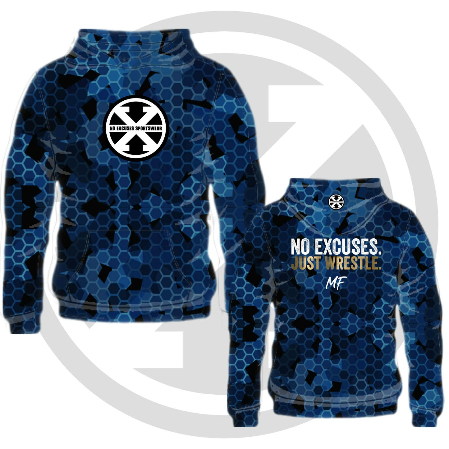 JUST WRESTLE Scuba Hoodie