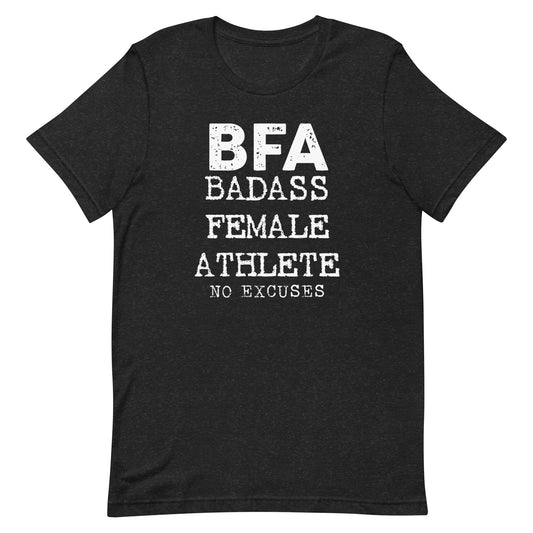 Badass Female Athlete t-shirt