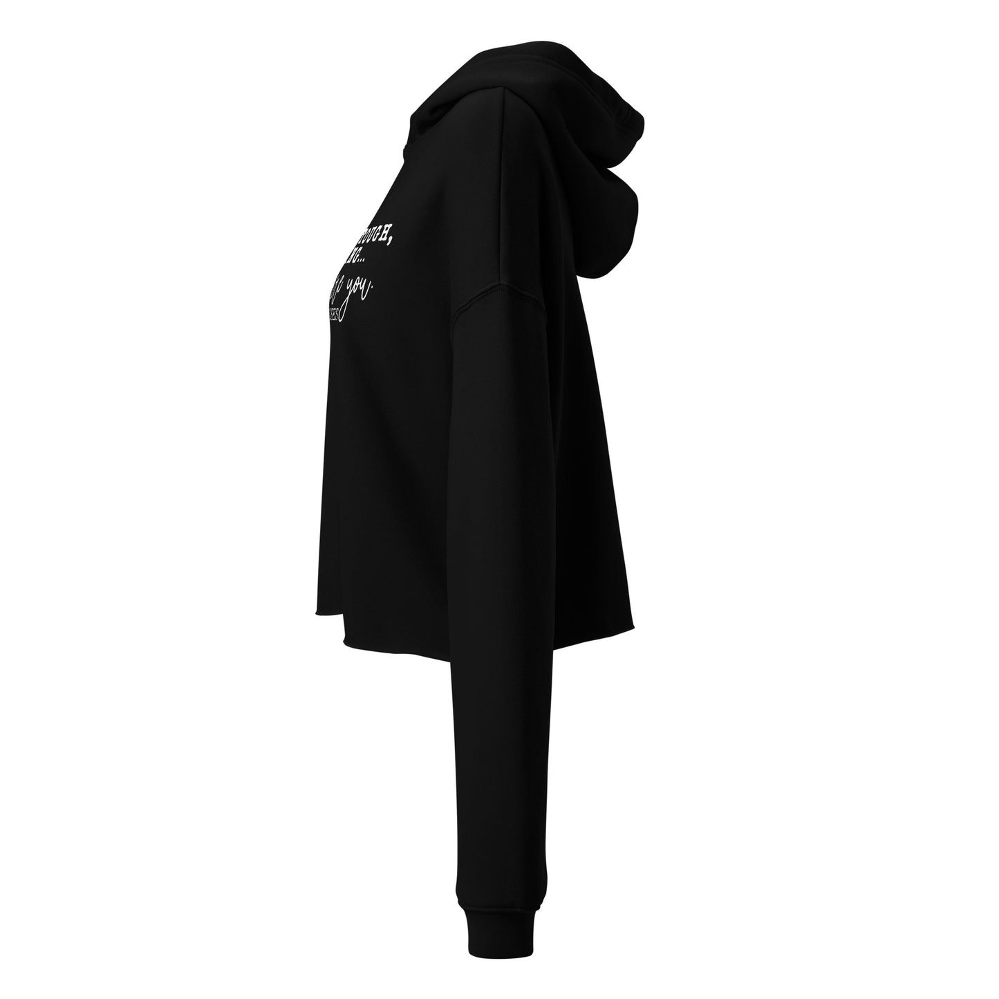 Life is Tough Crop Hoodie
