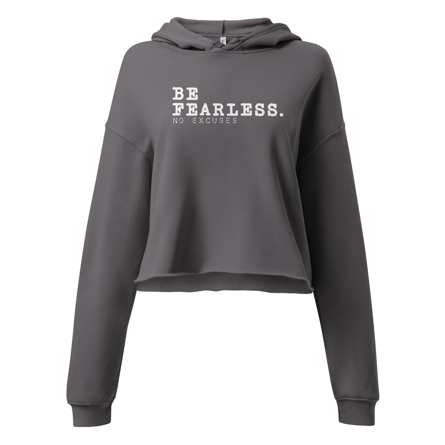 "Be Fearless" Crop Hoodie