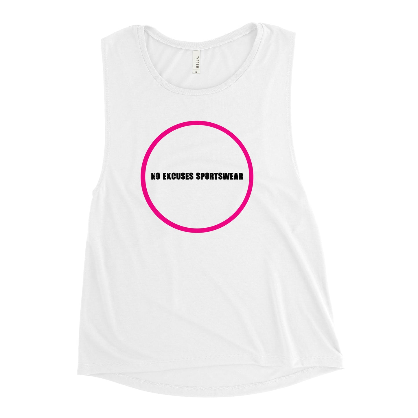 Pink Logo Muscle Tank