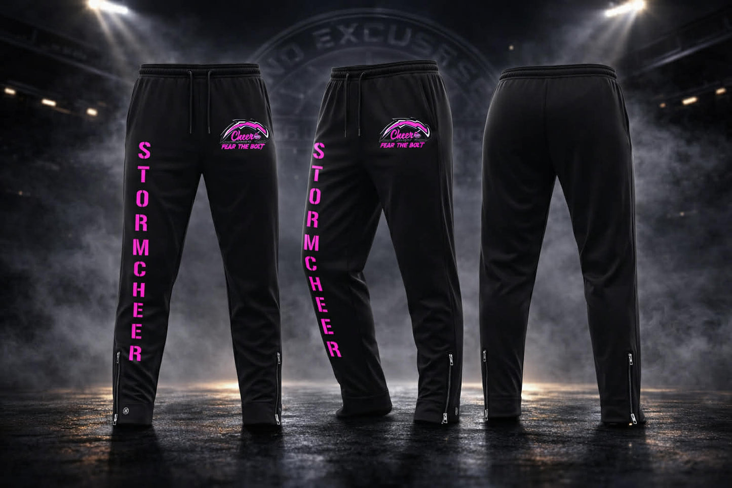 Storm Cheer Joggers w/ankle zip
