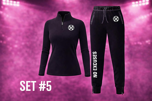 SET #5: CUSTOM Sublimated Scuba 1/4 Zip and Jogger
