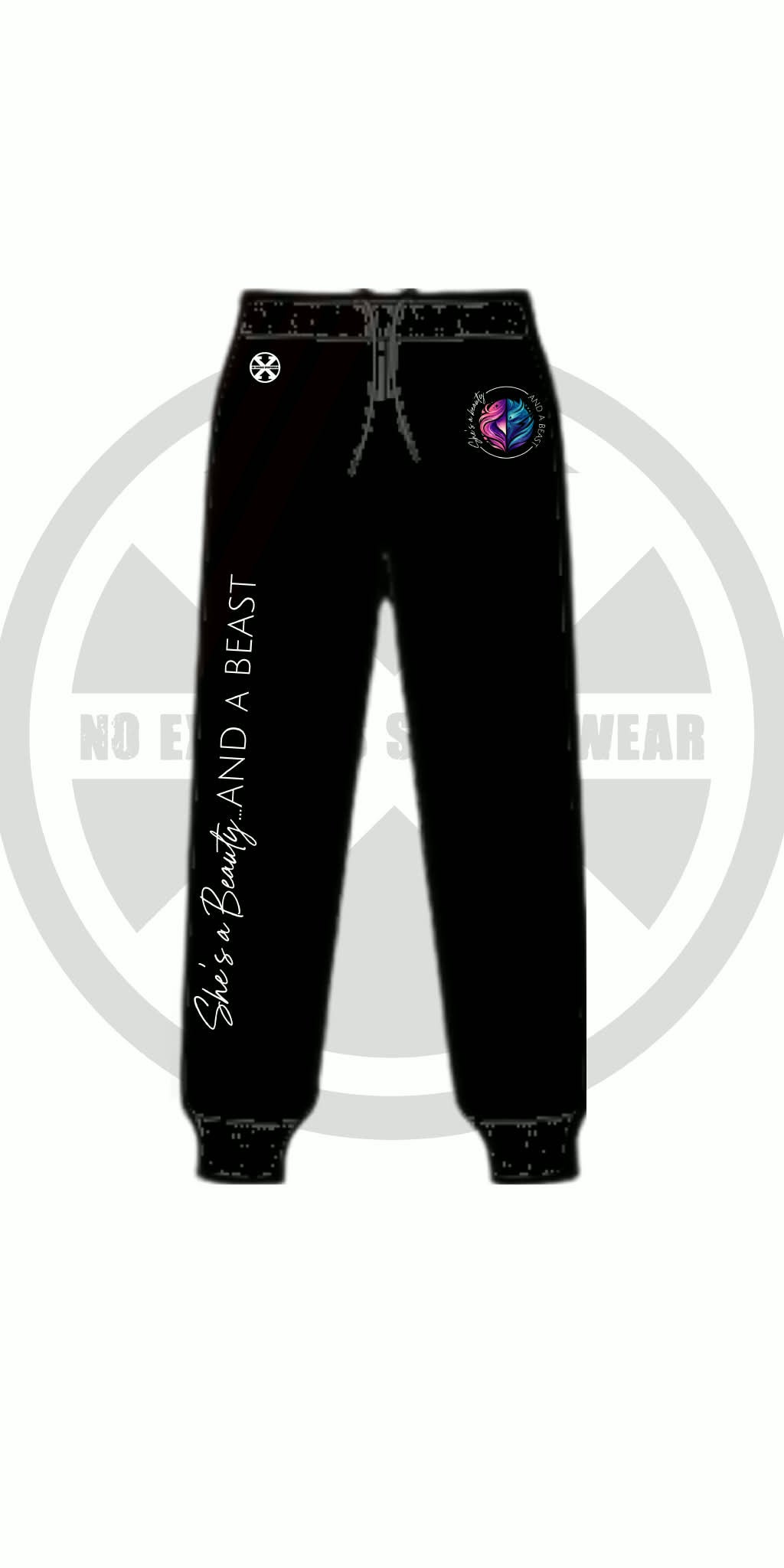 Beauty and BEAST Joggers w/ankle zip