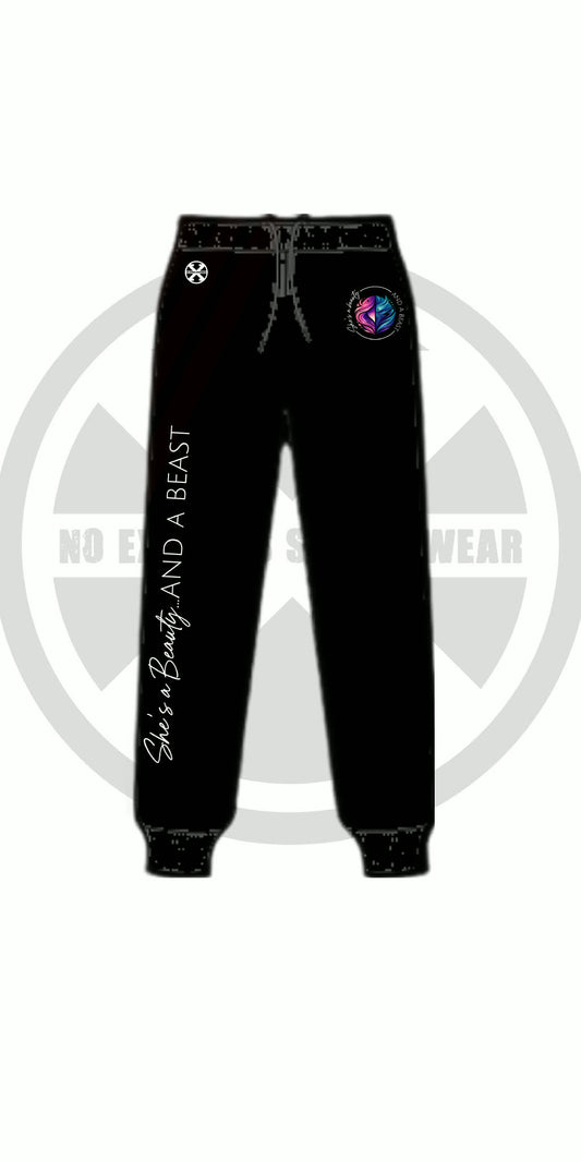 Beauty and BEAST Joggers w/ankle zip