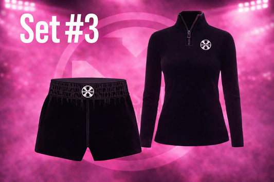 SET #3: CUSTOM Sublimated Scuba 1/4 Zip and Fight Shorts