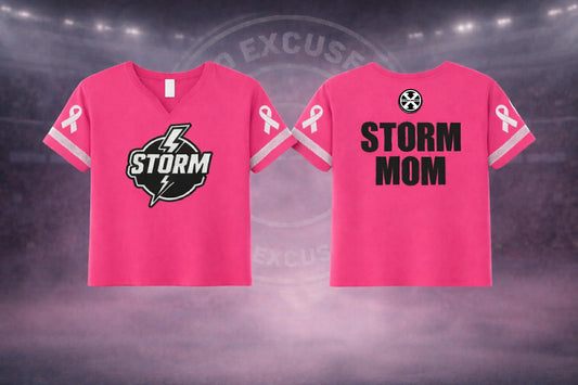 Storm Breast Cancer Awareness Long Crop