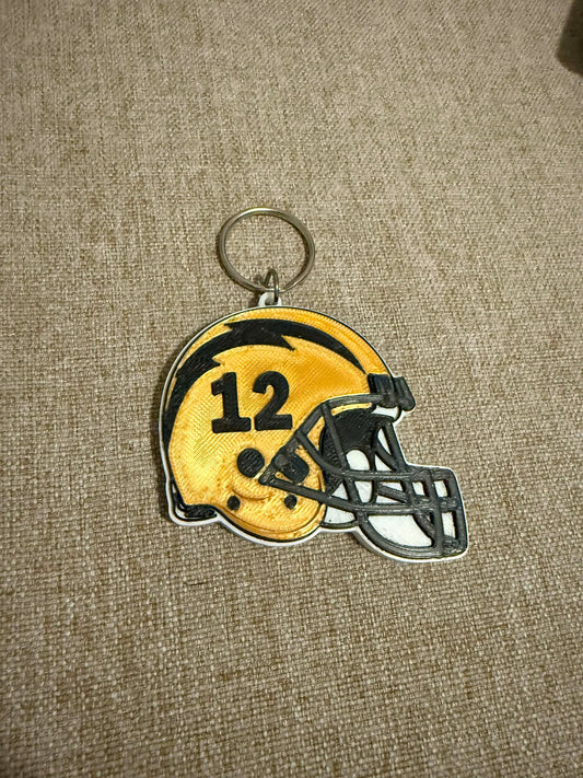 Personalized Storm Helmet Keychain