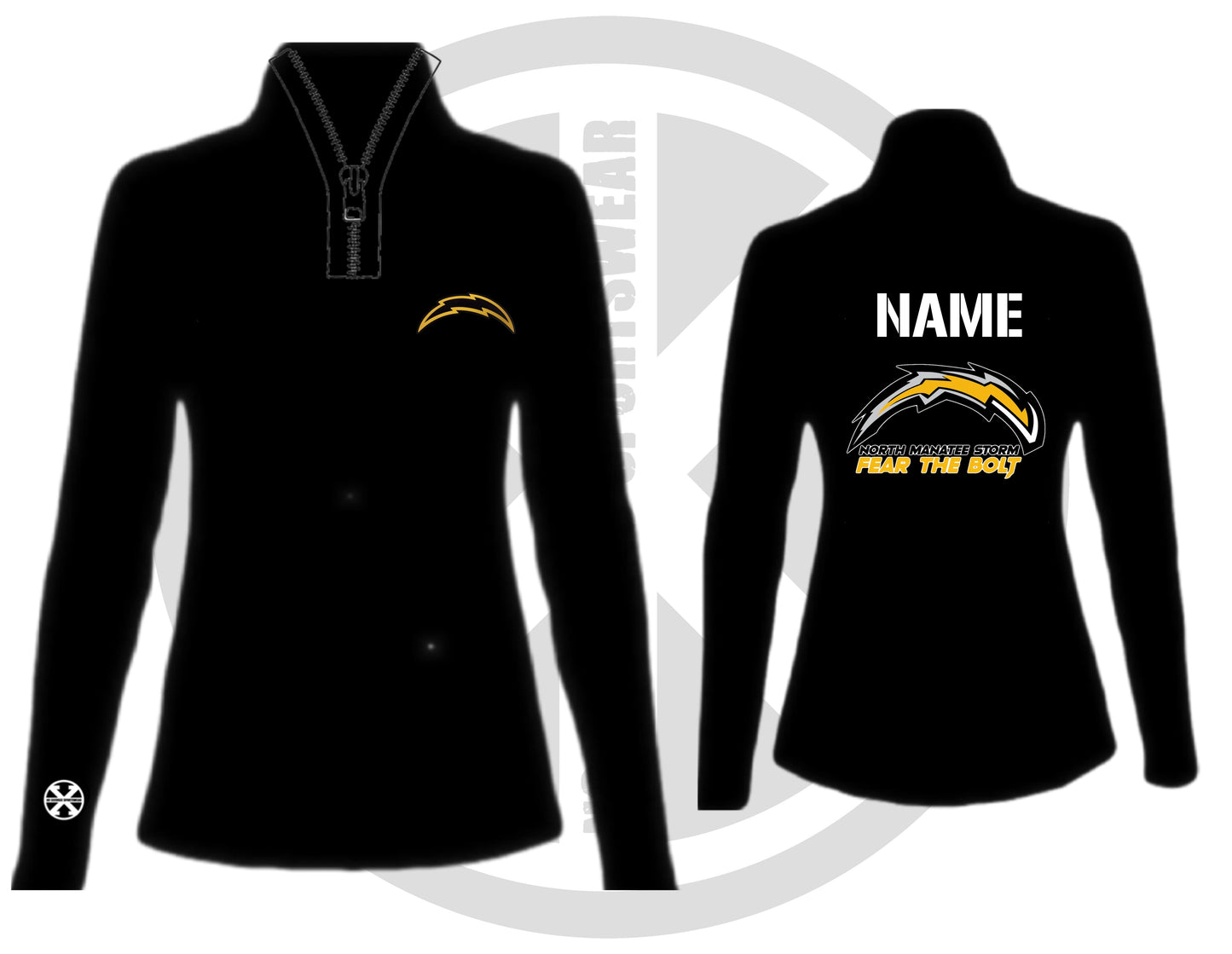 Storm Women's Cut Lightweight Mesh 1/4 Zip