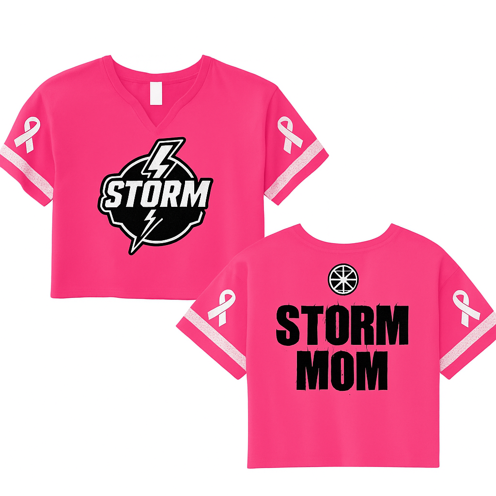 Storm Breast Cancer Awareness Long Crop