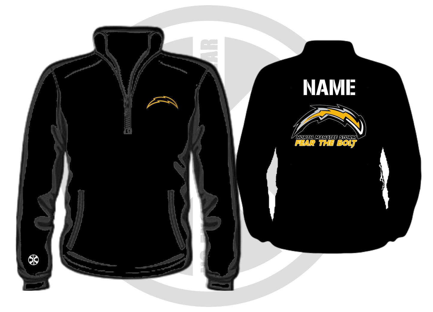 Storm Male Cut Lightweight Mesh 1/4 Zip