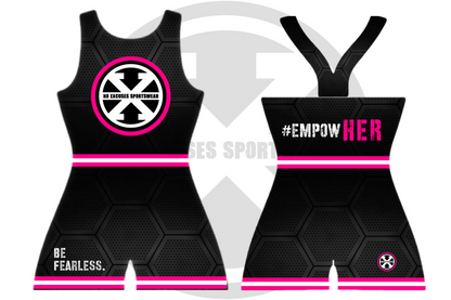 female wrestling singlet