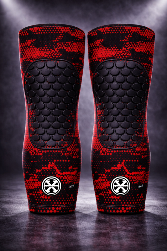 Red Digital Camo Knee Pad