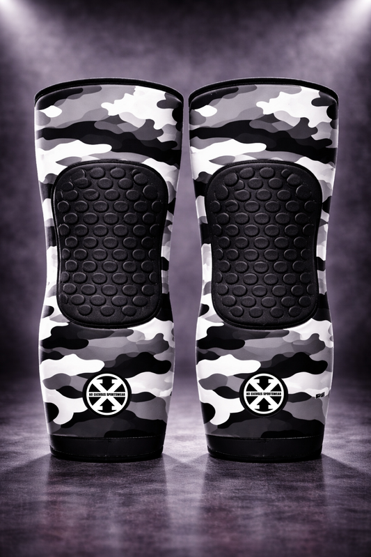 Gray Camo Knee Pads