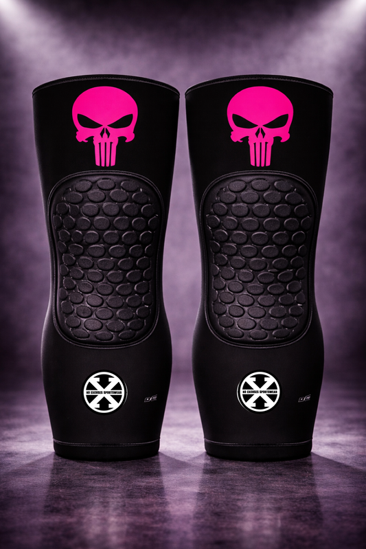 Pink Punisher Knee Pads