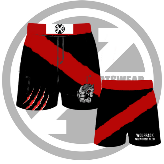 Wolfpack Fight Shorts