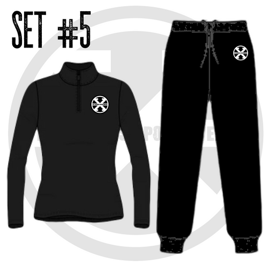 SET #5: CUSTOM Sublimated Scuba 1/4 Zip and Jogger