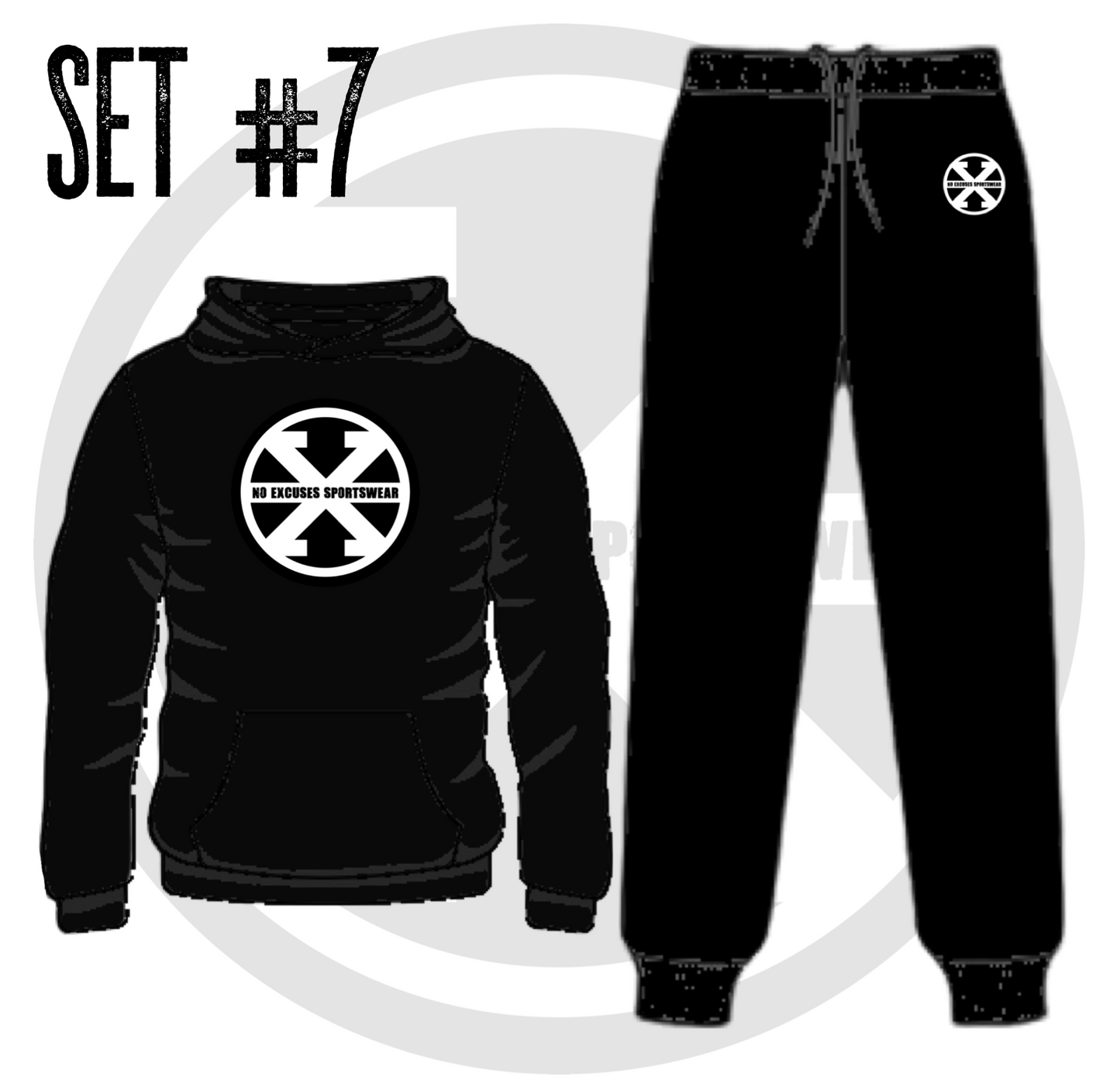 SET #7: CUSTOM Sublimated Scuba Hoodie and Jogger