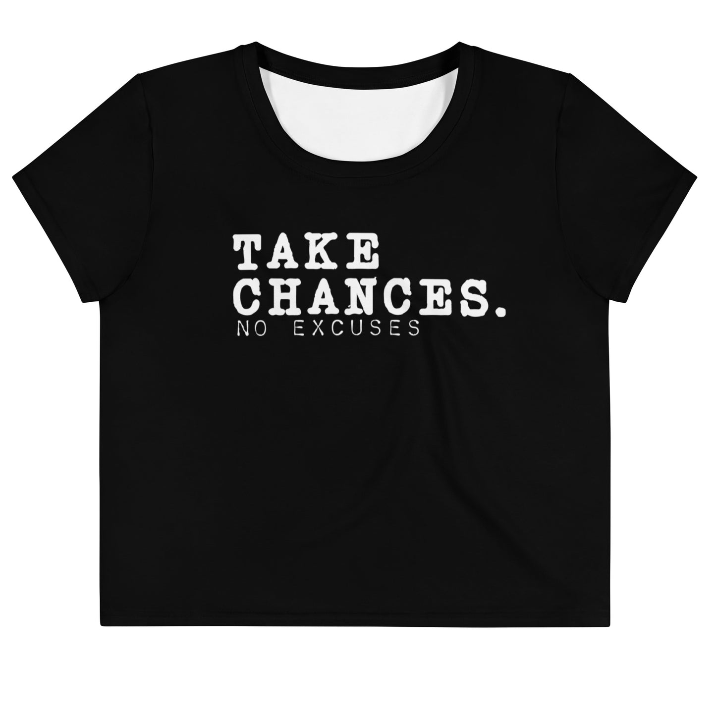 Take Chances Loose Crop Tee