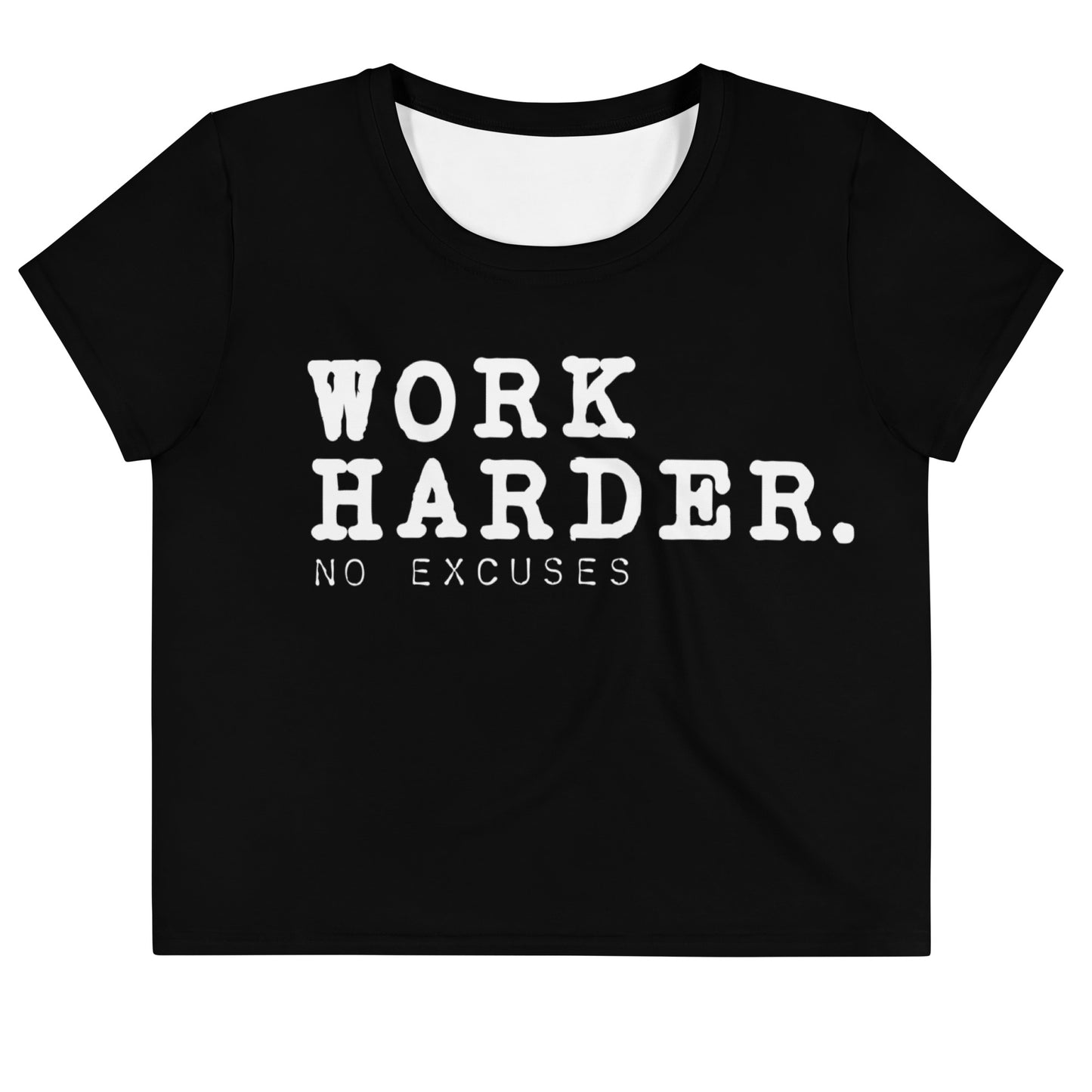 Work Harder Loose Crop Tee