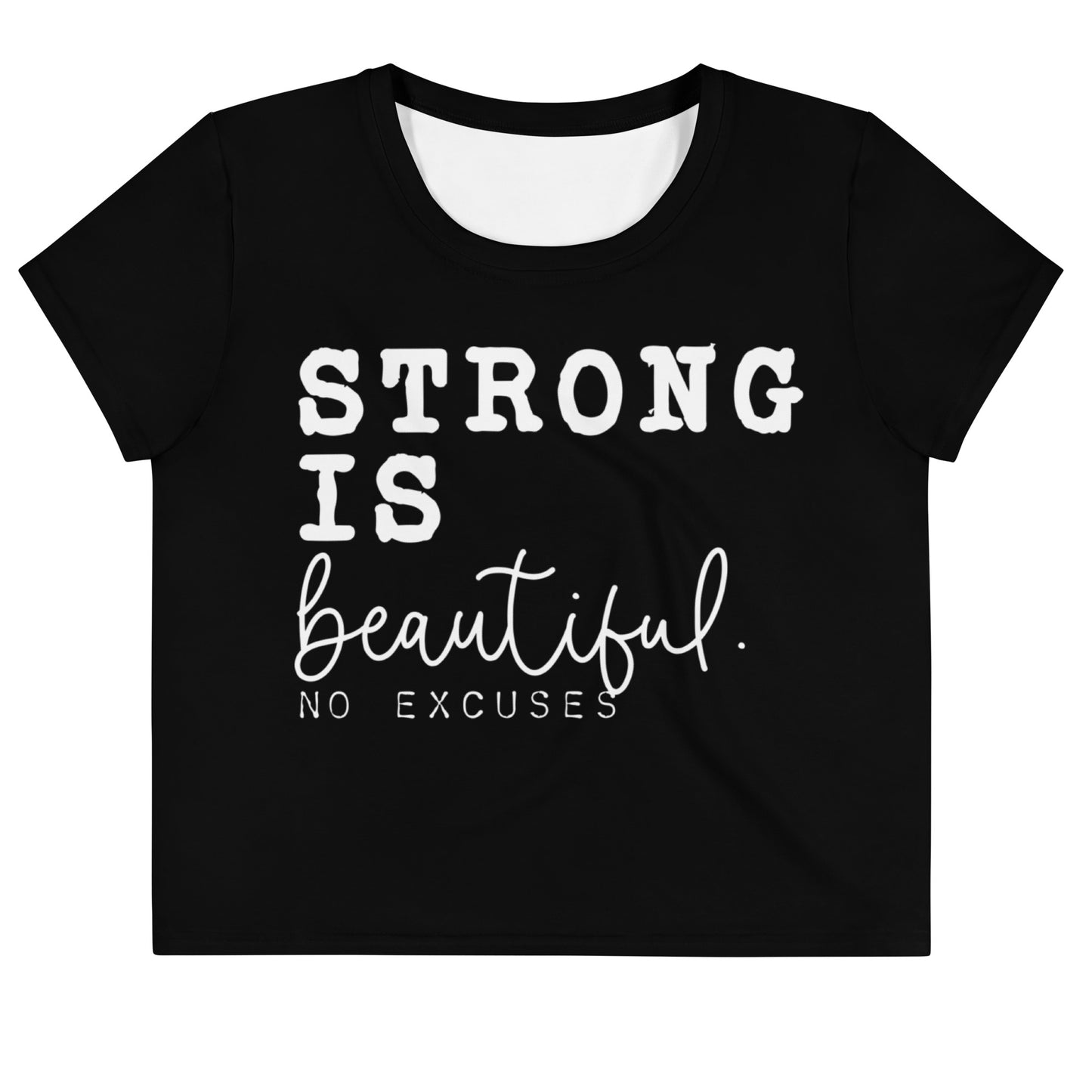 Strong is Beautiful Loose Crop Tee