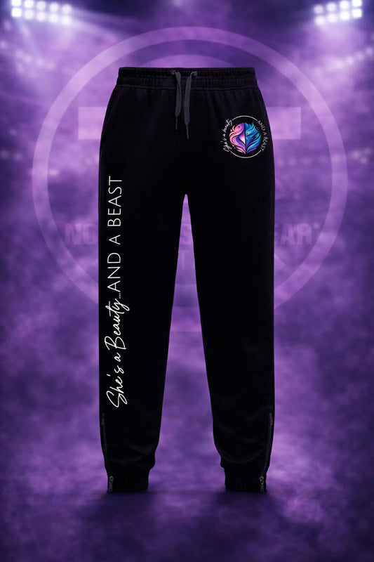 Beauty and BEAST Joggers w/ankle zip