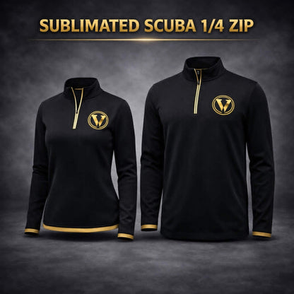 CUSTOM Sublimated Scuba 1/4 Zip