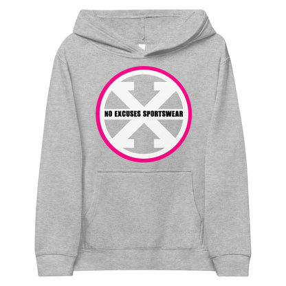 Pink Logo Youth Hoodie