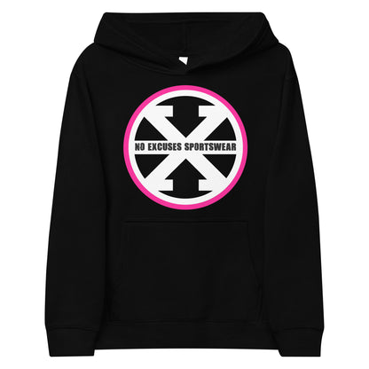 Pink Logo Youth Hoodie