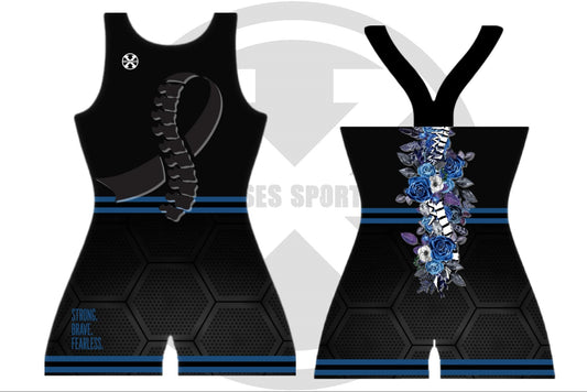 Scoliosis Warrior Singlet