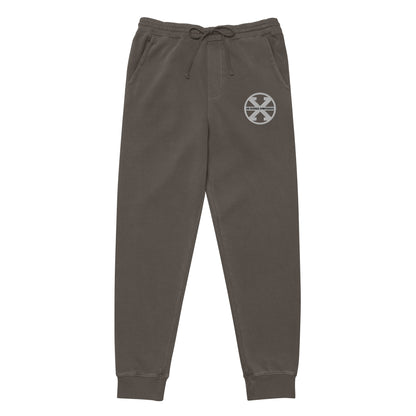 Embroidered Unisex Pigment-Dyed Sweatpants