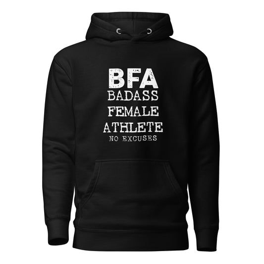 Badass Female Athlete Hoodie