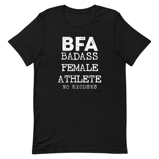 Badass Female Athlete t-shirt