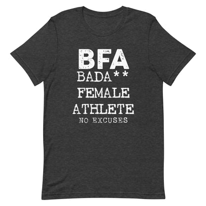 Bada** Female Athlete Unisex t-shirt