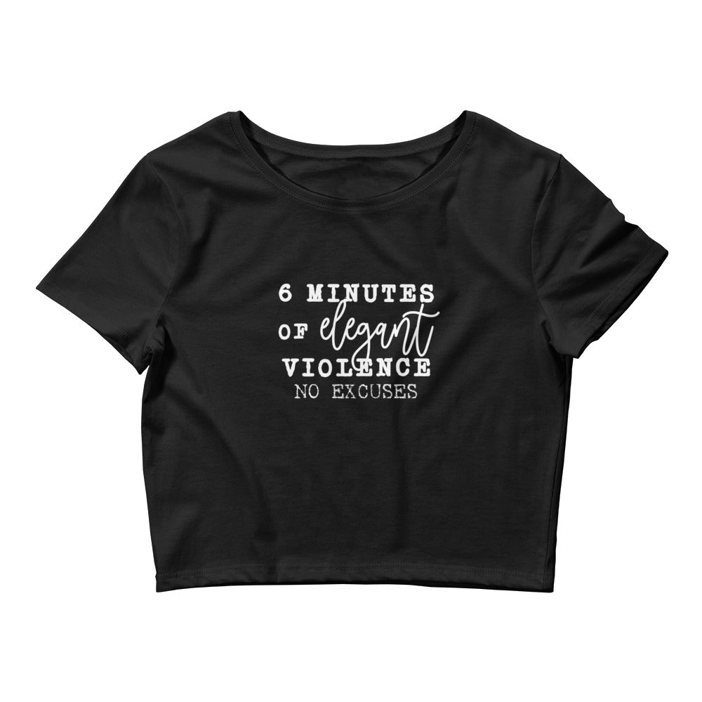 6 Minutes Fitted Crop Tee