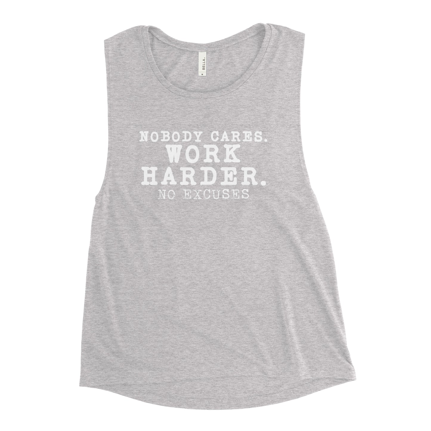 Nobody Cares Ladies’ Muscle Tank