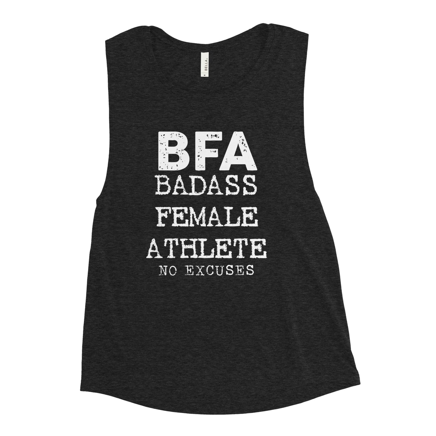 Badass Female Athlete Muscle Tank